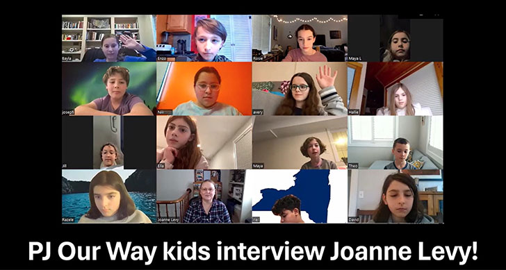 PJ Our Way Kids Interview Joanne Levy!