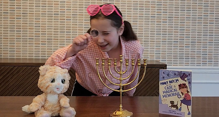 Pinky Bloom and the Case of the Magical Menorah by Bayla