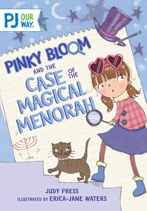 Pinky Bloom and the Case of the Magical Menorah book cover